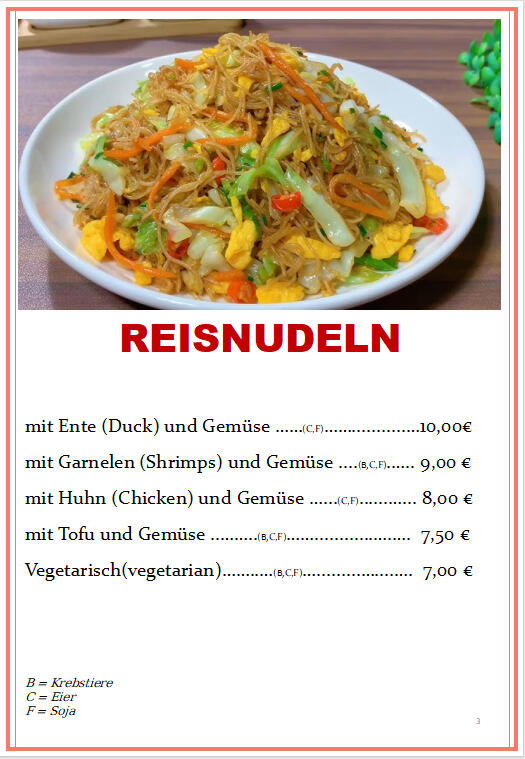 Reisnudeln